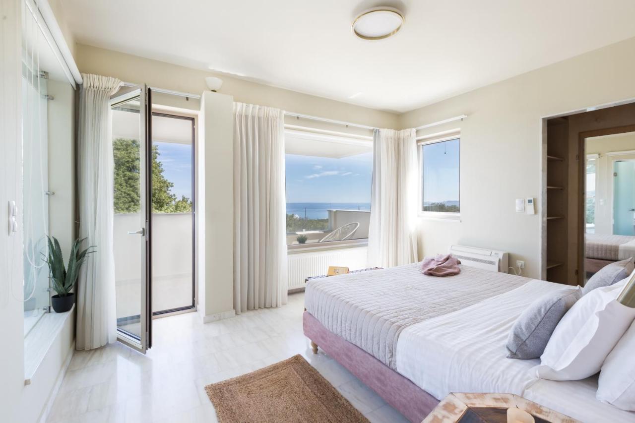 Lux Villa Mia With Heated Pool, 2Km To Beach & Childrens Area! Mikro Metochi Esterno foto